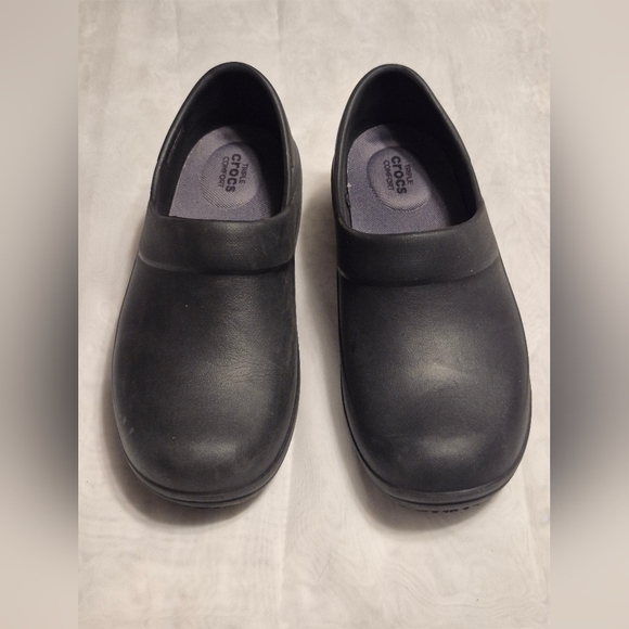 CROCS Shoes - Women's Size 8W Black Crocs Clogs
